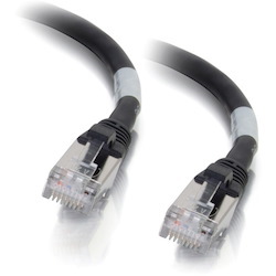 C2G 3ft Cat6a Snagless Shielded (STP) Ethernet Cable - Cat6a Network Patch Cable - Black