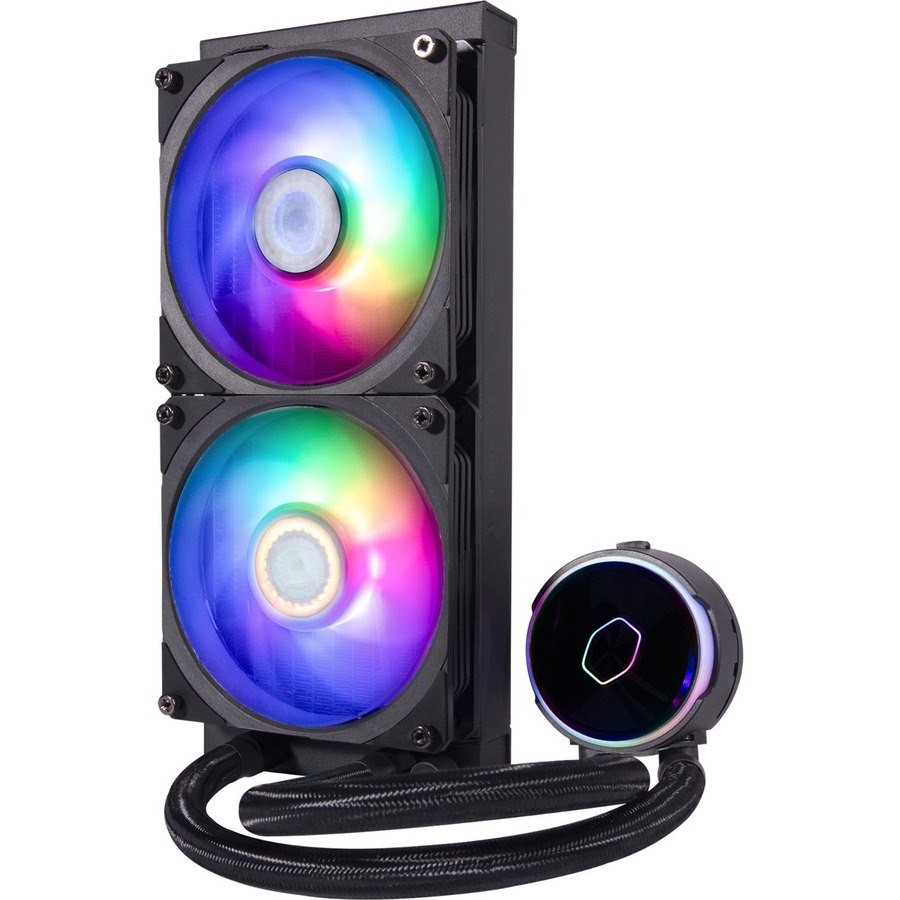 Cooler Master MasterLiquid PL240 Flux Cooling Fan/Radiator/Pump - Motherboard, Processor, Computer Case