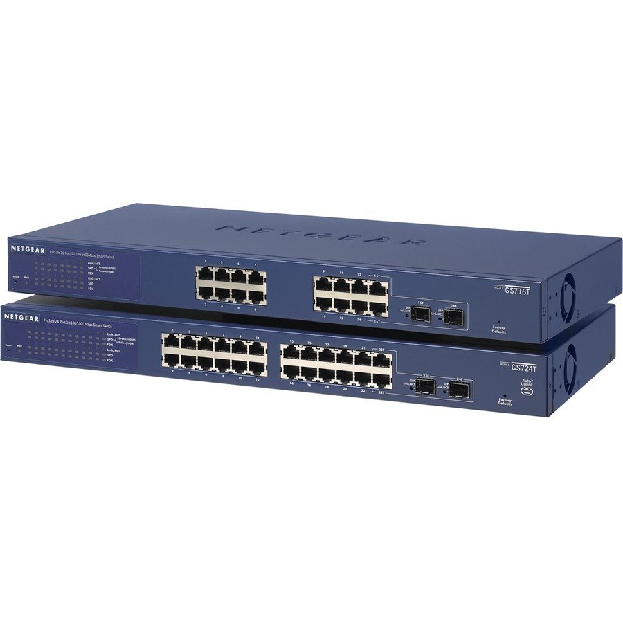 Netgear ProSafe GS716Tv3 16 Ports Manageable Ethernet Switch - 10/100/1000Base-T, 1000Base-X