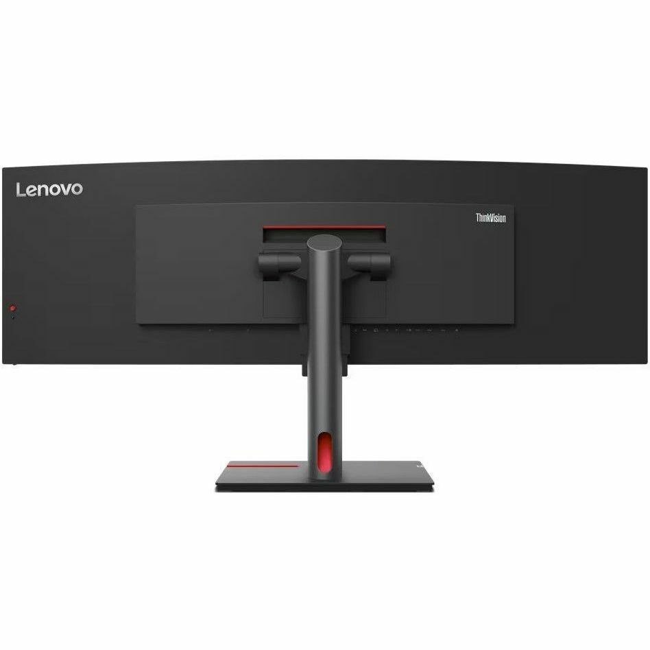 Lenovo ThinkVision P49w-30 49" Class Webcam Dual Quad HD (DQHD) Curved Screen LED Monitor - 32:9 - Raven Black