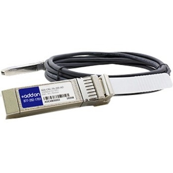 AddOn Cisco Meraki Compatible TAA Compliant 10GBase-CU SFP+ to SFP+ Direct Attach Cable (Passive Twinax, 2m)