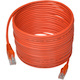 Eaton Tripp Lite Series Cat5e 350 MHz Snagless Molded (UTP) Ethernet Cable (RJ45 M/M), PoE - Orange, 25 ft. (7.62 m)