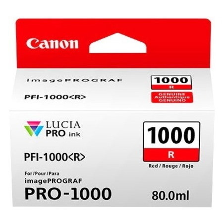 Canon LUCIA PRO PFI-1000 Original Inkjet Ink Cartridge - Red Pack