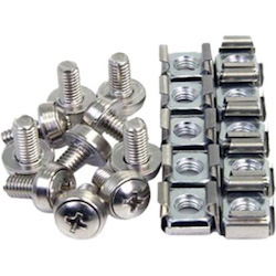 4XEM 50 Pkg M5 Rack Mounting Screws and Cage Nuts For Server Racks/Cabinets
