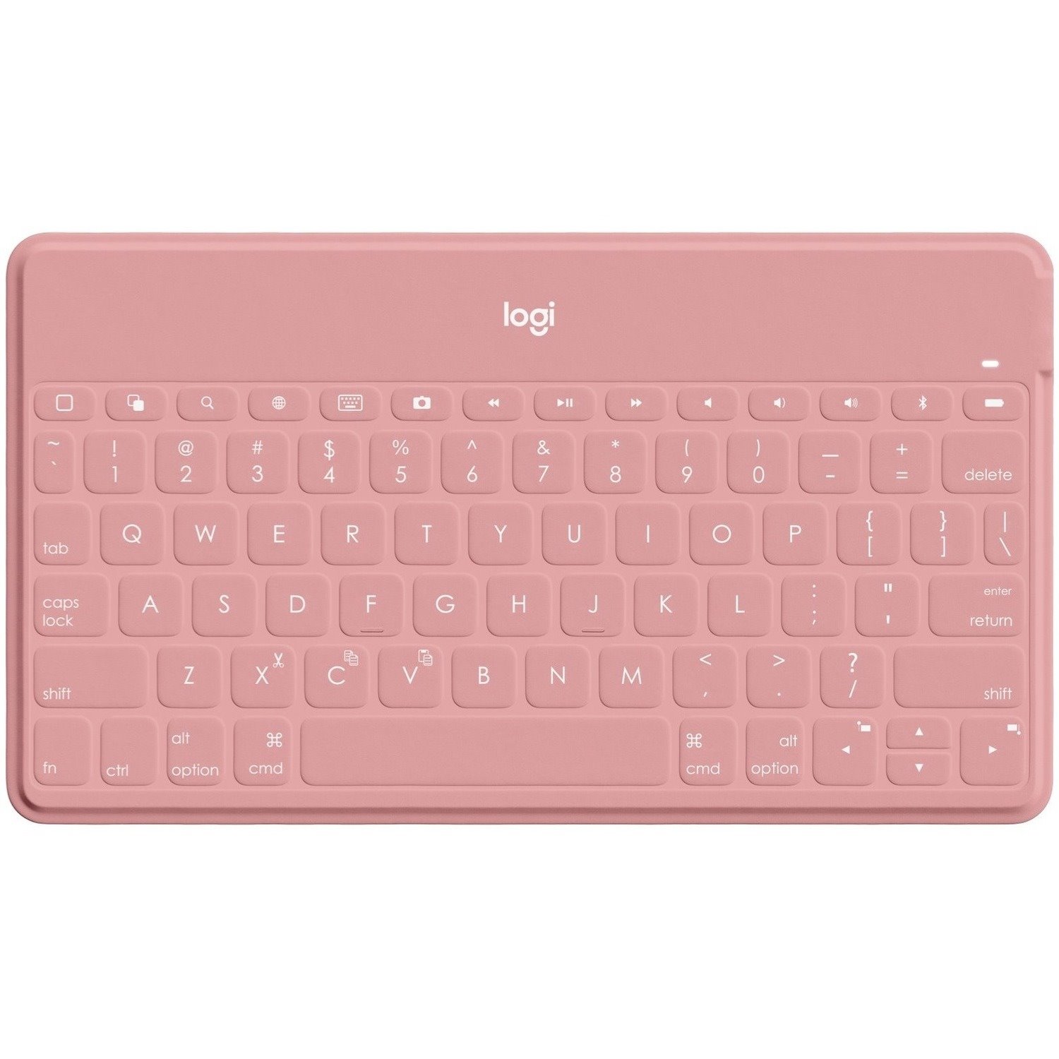 Logitech Keys-To-Go Keyboard - Wireless Connectivity - English (UK) - Blush Pink