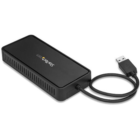 StarTech.com USB 3.0 Mini Dock - Dual Monitor USB Type-A Laptop Docking Station - DisplayPort 4K 60Hz & Gigabit Ethernet - 1' (30cm) cable