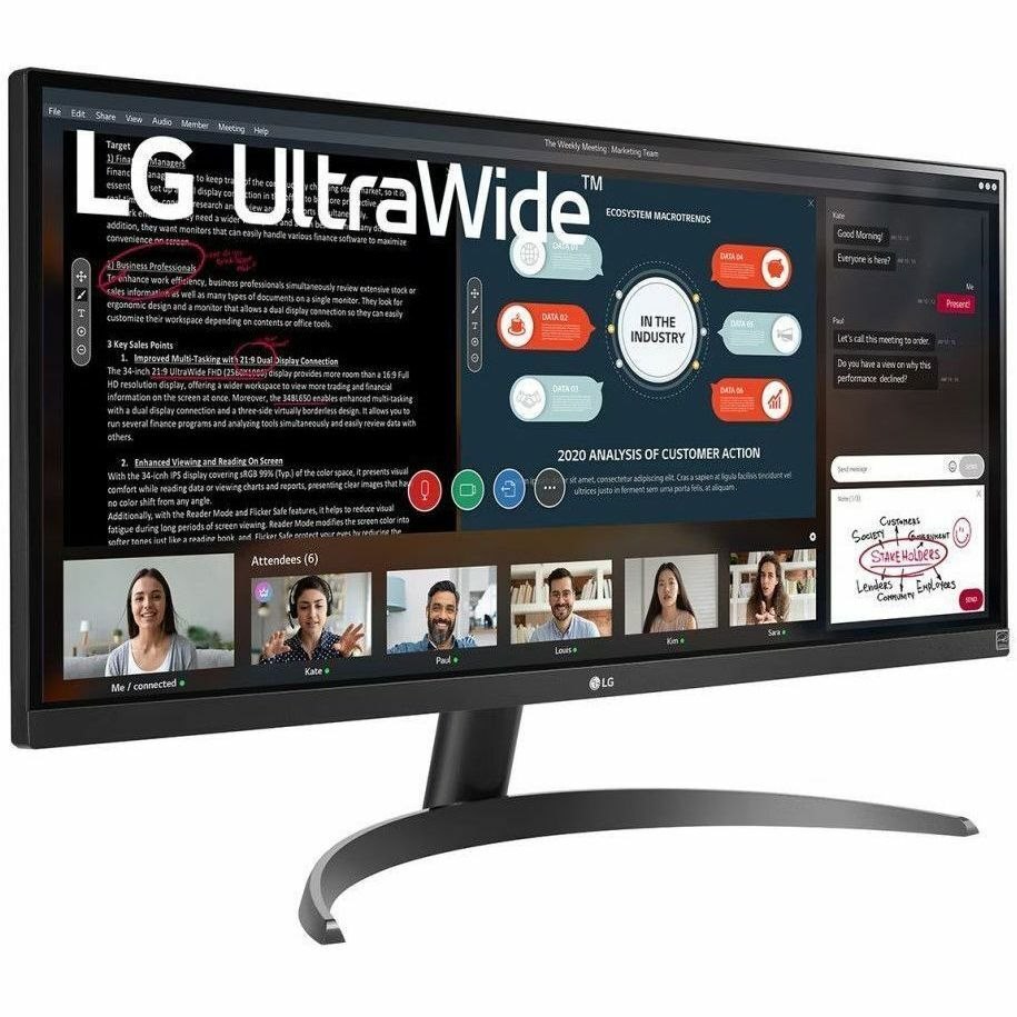LG Ultrawide 29WP500-B 29" Class UW-FHD LED Monitor - 21:9