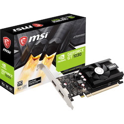 MSI NVIDIA GeForce GT 1030 Graphic Card - 2 GB DDR4 SDRAM - Low-profile