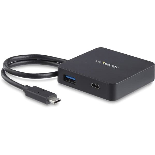 StarTech.com USB C Multiport Adapter - Portable USB Type-C Mini Dock to 4K UHD HDMI Video - GbE, USB 3.0 Hub - Thunderbolt 3 Compatible