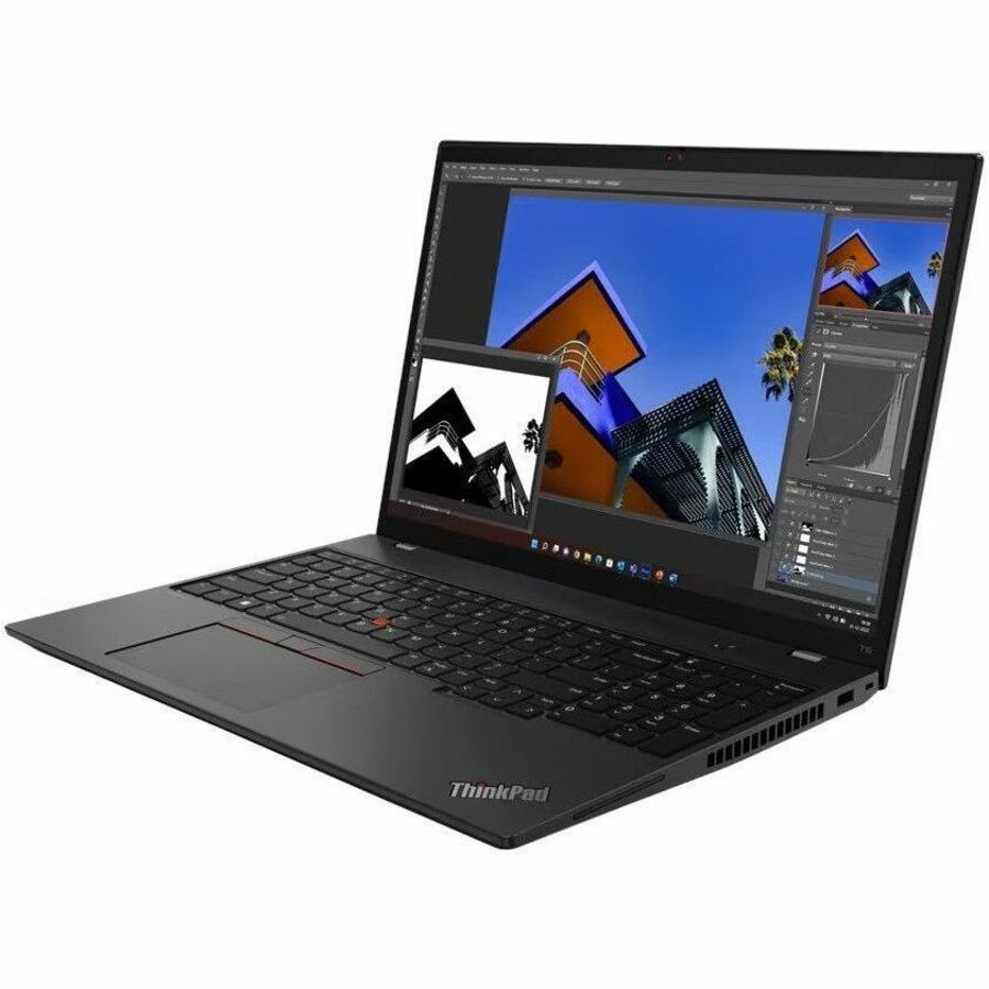 Lenovo ThinkPad T16 Gen 2 21HH001FCA 16" Notebook - WUXGA - Intel Core i5 13th Gen i5-1335U - 16 GB - 256 GB SSD - French Keyboard - Thunder Black