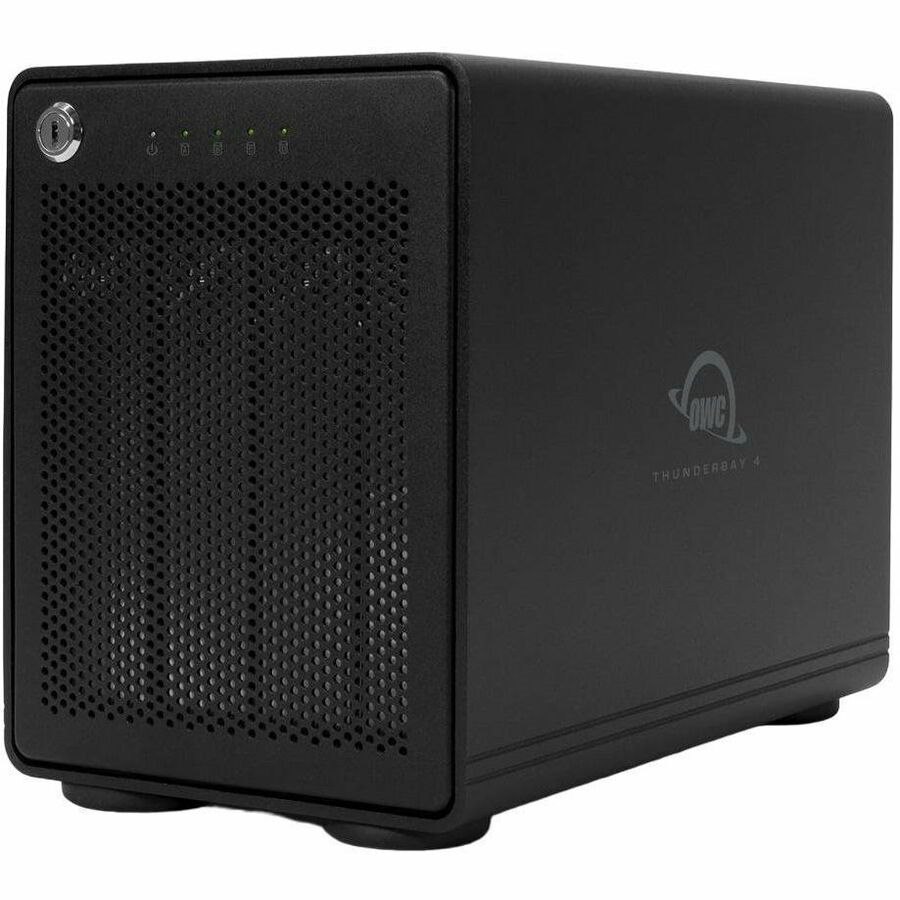 OWC ThunderBay 4 Drive Enclosure SATA/600 - Thunderbolt 3 Host Interface Desktop - Black