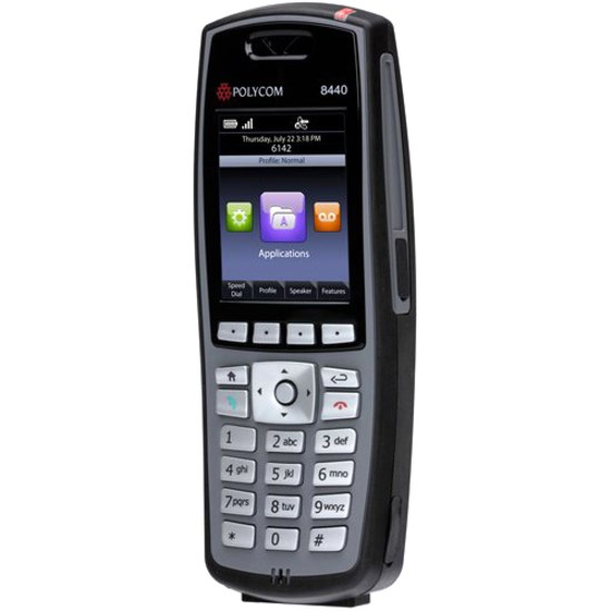 Spectralink 8440 Handset - Wall Mountable - Black