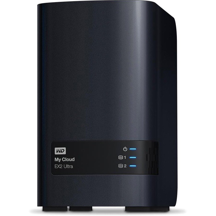 WD My Cloud EX2 Ultra WDBVBZ0060JCH 2 x Total Bays NAS Storage System - 6 TB HDD - Marvell Armada 385 385 Dual-core (2 Core) 1.30 GHz - 1 GB RAM - DDR3 SDRAM Desktop