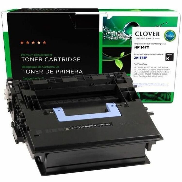 Clover Imaging Remanufactured Extra High Yield Toner Cartridge (New Chip) for HP 147Y (HP W1470Y)