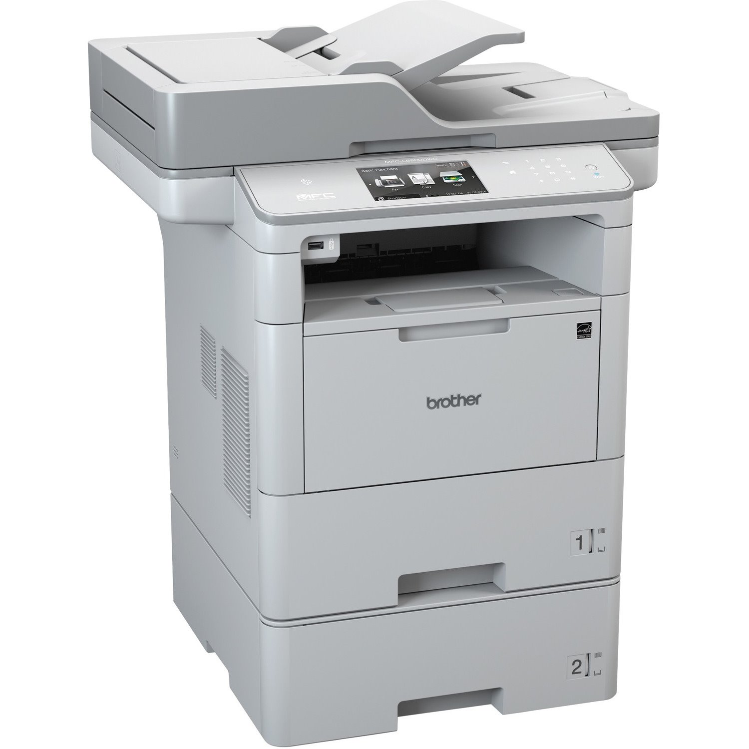 Brother MFC-L6900DWGT Laser Multifunction Printer - Monochrome - Plain Paper Print - Desktop - TAA Compliant