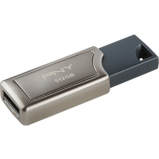 PNY PRO Elite 512 GB USB 3.2 (Gen 1) Type A Flash Drive - Grey