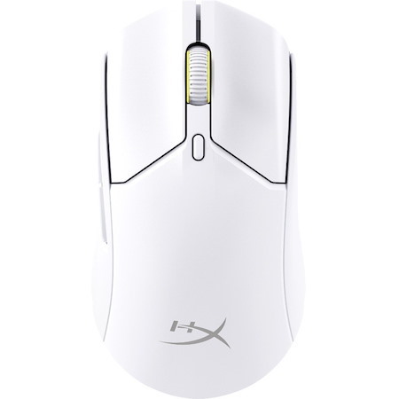 HP Pulsefire Haste 2 Gaming Mouse - Bluetooth - USB Type A - 6 Button(s) - 6 Programmable Button(s) - White