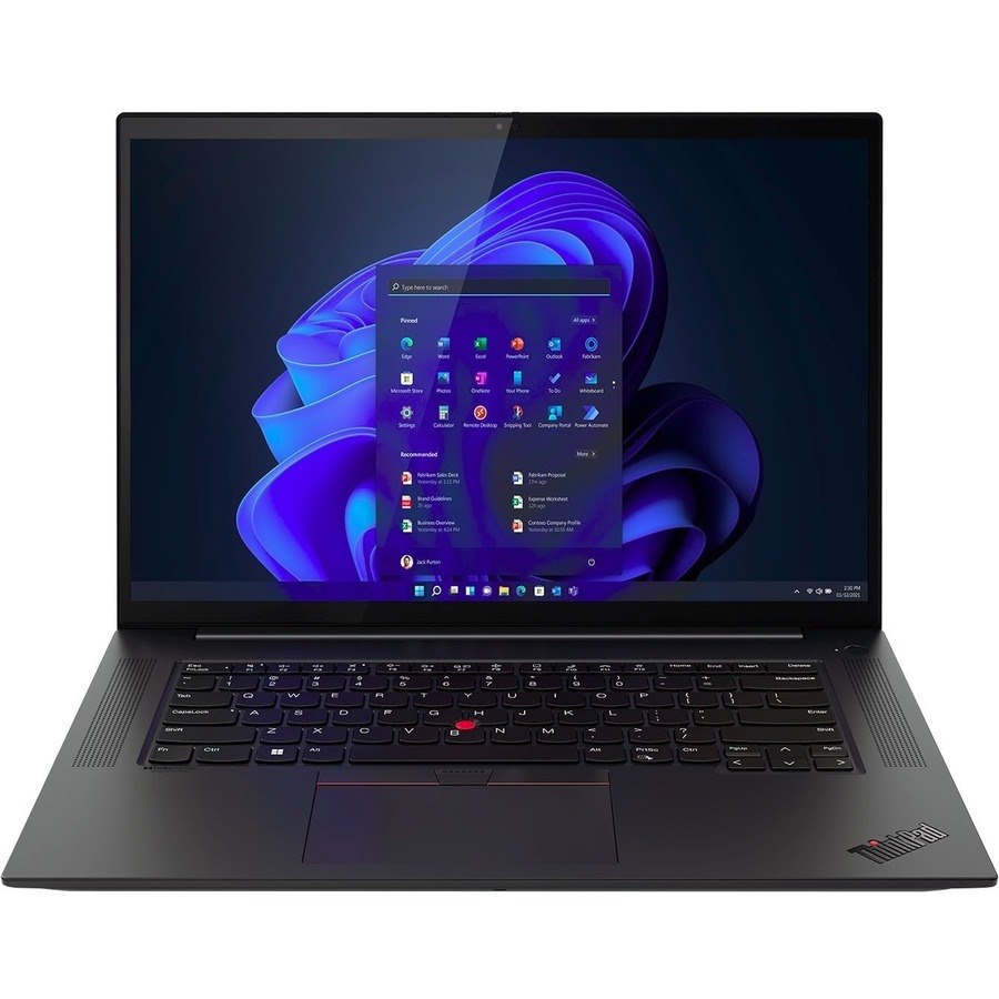 Lenovo ThinkPad X1 Extreme Gen 5 21DE0049US 16" Notebook - WUXGA - Intel Core i7 12th Gen i7-12700H - 16 GB - 512 GB SSD - English Keyboard - Black Paint