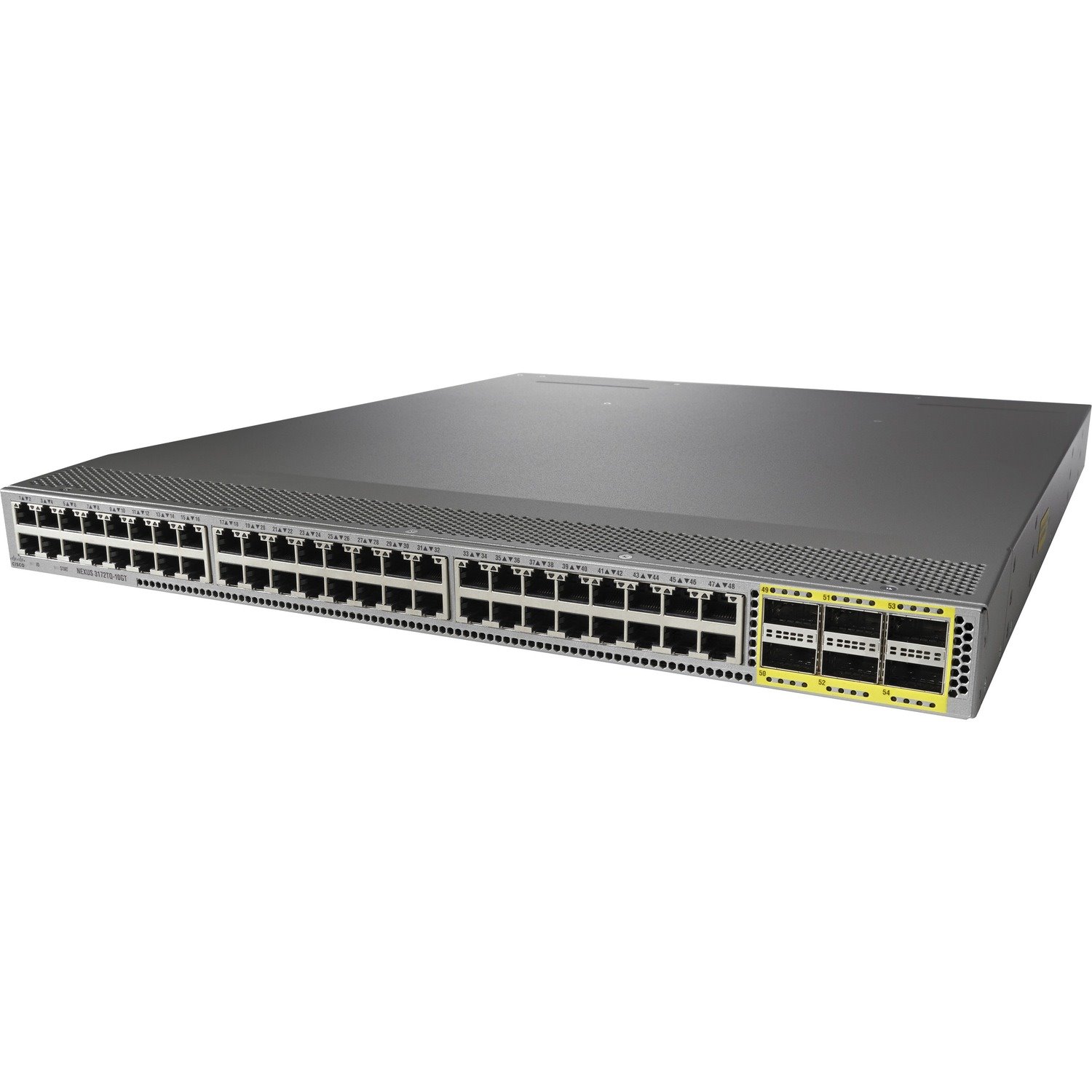Cisco Nexus 3000 3172TQ-32T 32 Ports Manageable Layer 3 Switch - 40 Gigabit Ethernet, 10 Gigabit Ethernet - 40GBase-X