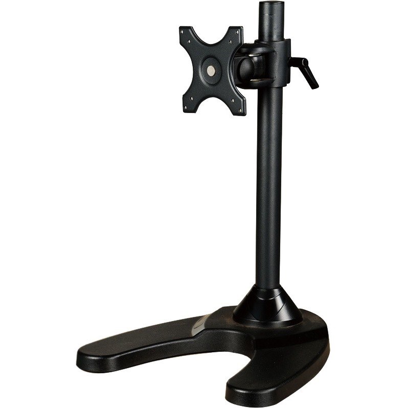 Newstar Tilt/Turn/Rotate Desk Stand for 10-30" Monitor Screen, Height Adjustable - Black