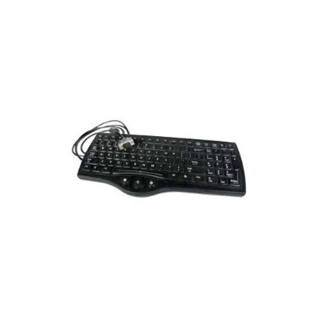 Honeywell Rugged Keyboard - Cable Connectivity - USB Interface - Black