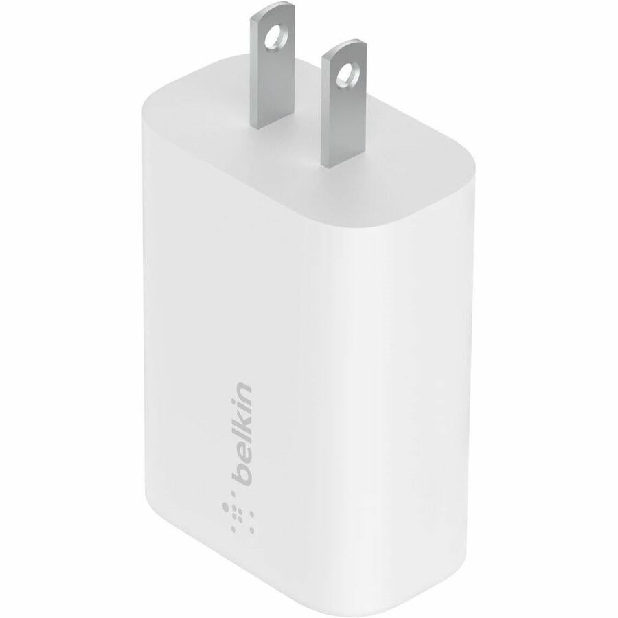 Belkin 25W Portable USB-C Wall Charger - 1xUSB-C - Fast Charging - Power Adapter - White