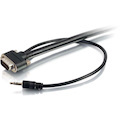 C2G 25ft Select VGA + 3.5mm Stereo Audio Cable-In-Wall CMG-Rated VGA Cable