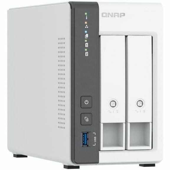 QNAP TS-216G 2 x Total Bays SAN/NAS Storage System - 4 GB Flash Memory Capacity - ARM Cortex A55 Quad-core (4 Core) 2 GHz - 4 GB RAM Tower