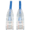 Eaton Tripp Lite Series Cat6 Gigabit Snagless Slim UTP Ethernet Cable (RJ45 M/M), PoE, Blue, 1 ft. (0.31 m)