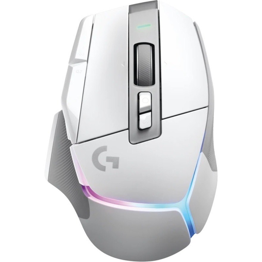 Logitech G G502 X PLUS Gaming Mouse - USB Type A - Optical - 13 Programmable Button(s) - White