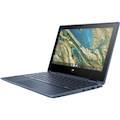 HP Chromebook x360 11 G3 EE 11.6" Touchscreen Convertible 2 in 1 Chromebook - HD - 1366 x 768 - Intel Celeron N4020 Dual-core (2 Core) 1.10 GHz - 8 GB Total RAM - 64 GB Flash Memory - Dusk Blue