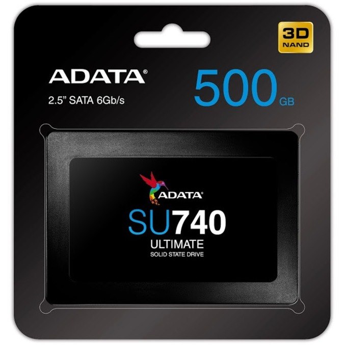 Adata Ultimate SU740 ASU740SS-500G-R 500 GB Solid State Drive - 2.5" Internal - SATA (SATA/600)