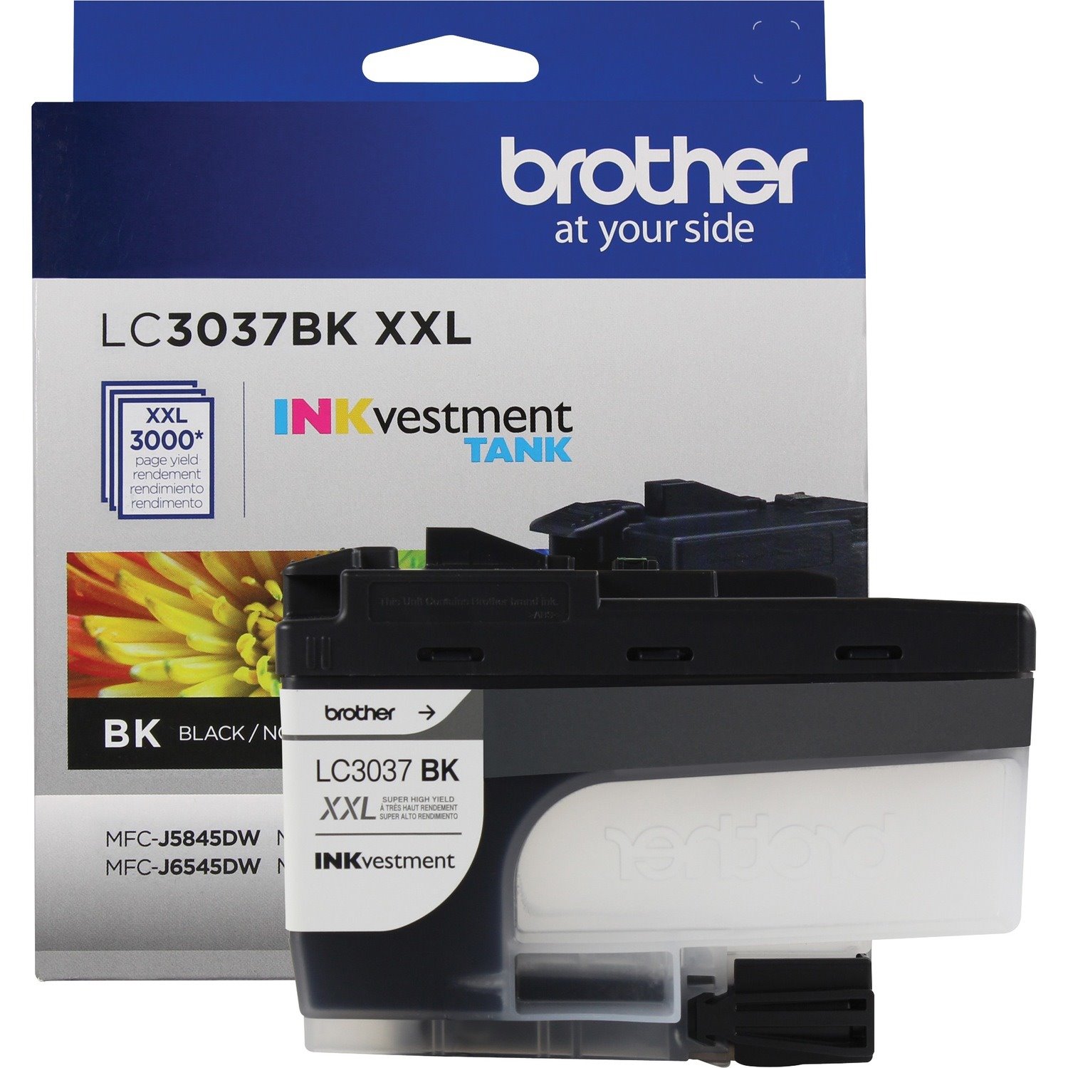 Brother Genuine LC3037BKS Super High-yield Black INKvestment Tank Ink Cartridge