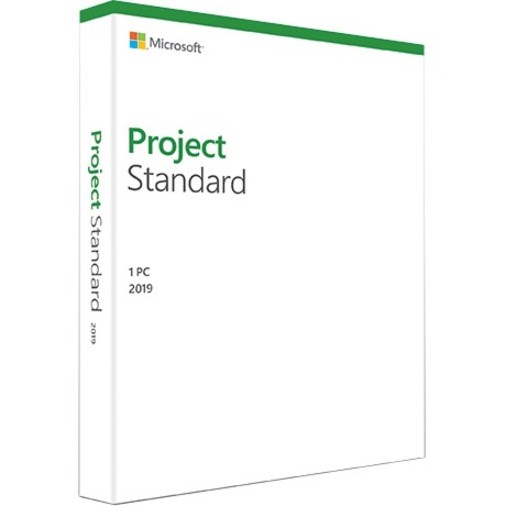 Microsoft Project 2019 Standard for Windows 10 - Box Pack - 1 PC - Medialess