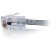 C2G 1 ft Cat6 Non Booted Plenum UTP Unshielded Network Patch Cable - Gray