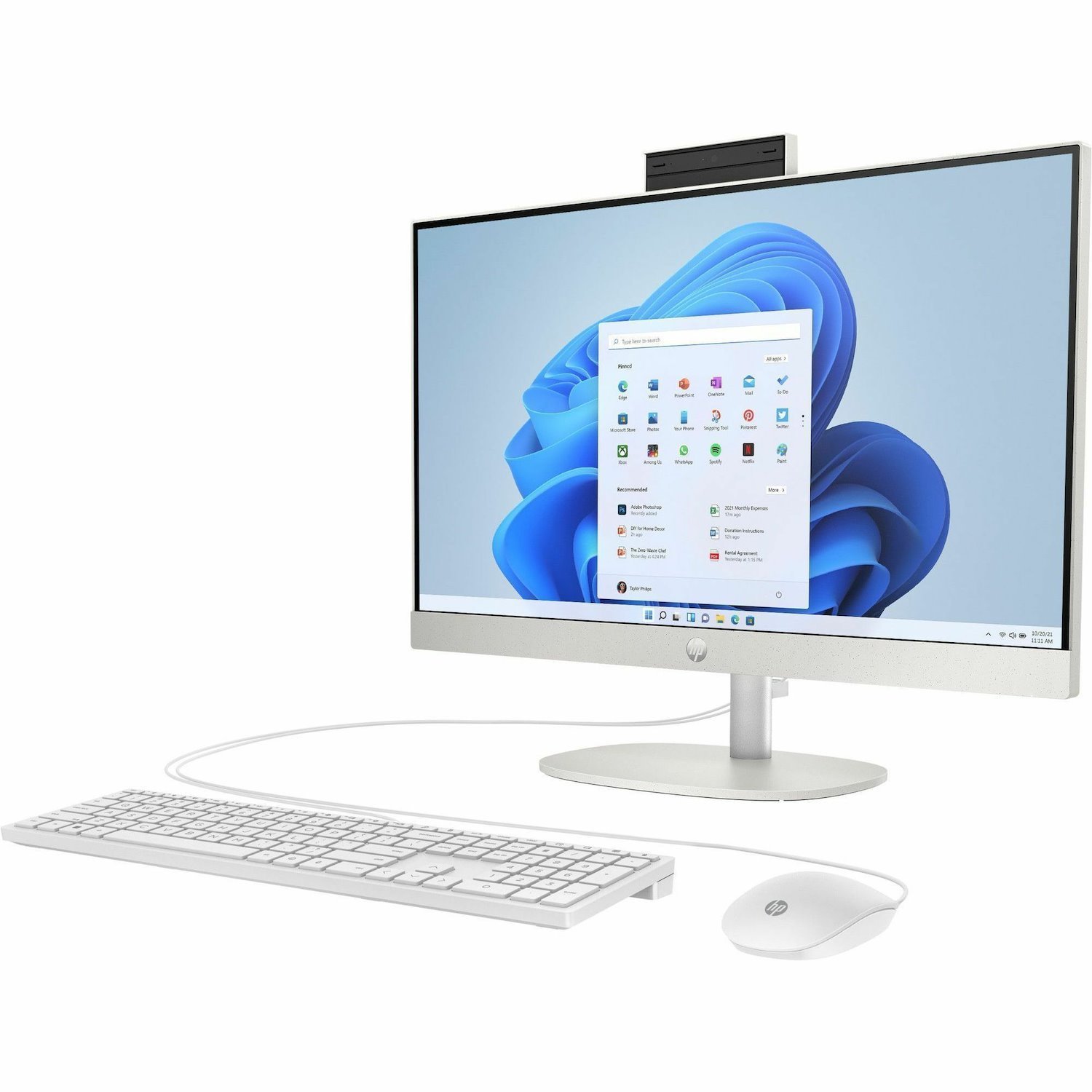 HPI SOURCING - CERTIFIED PRE-OWNED 24-cr0000a 24-cr0077c All-in-One Computer - AMD Ryzen 5 7520U - 8 GB - 512 GB SSD - 23.8" Full HD - Desktop - Shell White - Refurbished