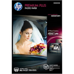 HP Premium Plus 4x6 Soft Gloss Photo Paper