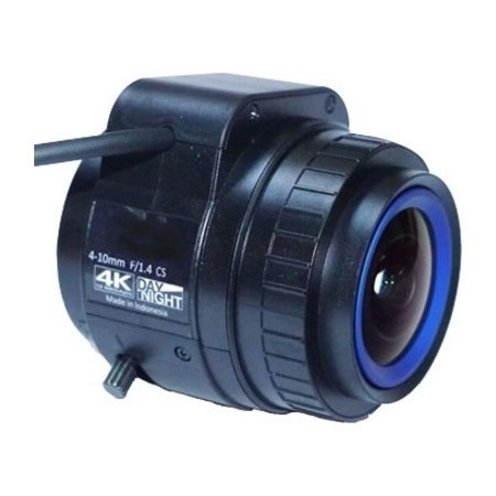 Wisenet SLA-T-M410DN - 4 mm to 10 mm - f/1.4 - f/2.4 - Varifocal Lens for CS Mount
