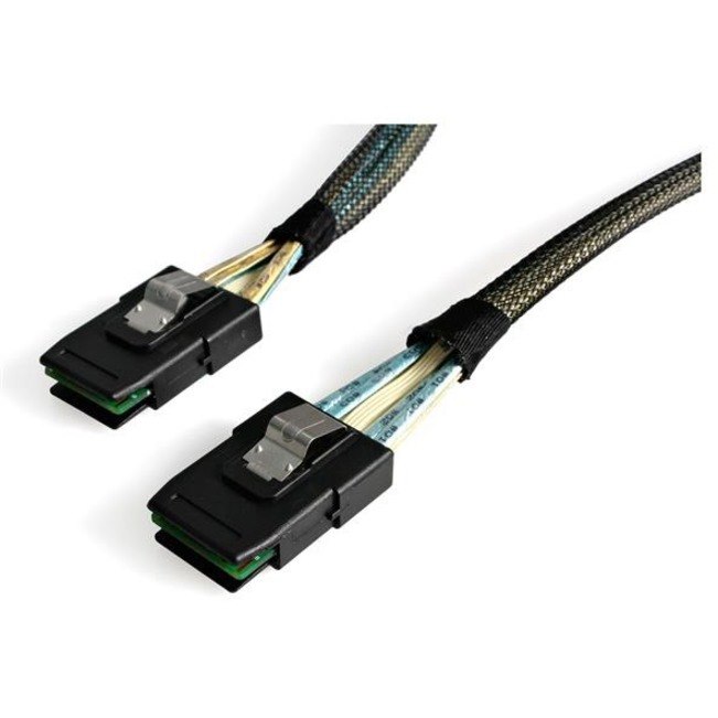 StarTech.com 50cm Internal Mini-SAS Cable SFF-8087 To SFF-8087 & Sideband - Serial Attached SCSI (SAS) internal cable - with Sidebands - 4-Lane - 36 pin 4i Mini MultiLane - 36 pin 4i Mini MultiLane - 50 cm