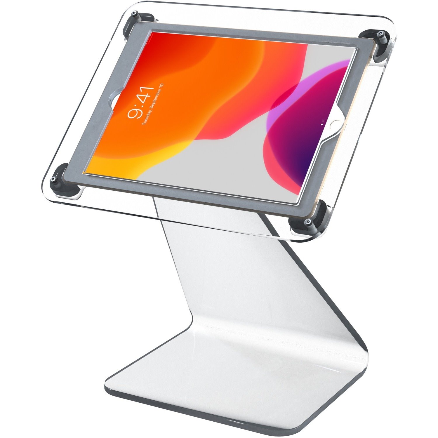 CTA Digital Premium Security Translucent Acrylic Kiosk for 10.2-inch iPad (7th/ 8th/ 9th Gen) & More
