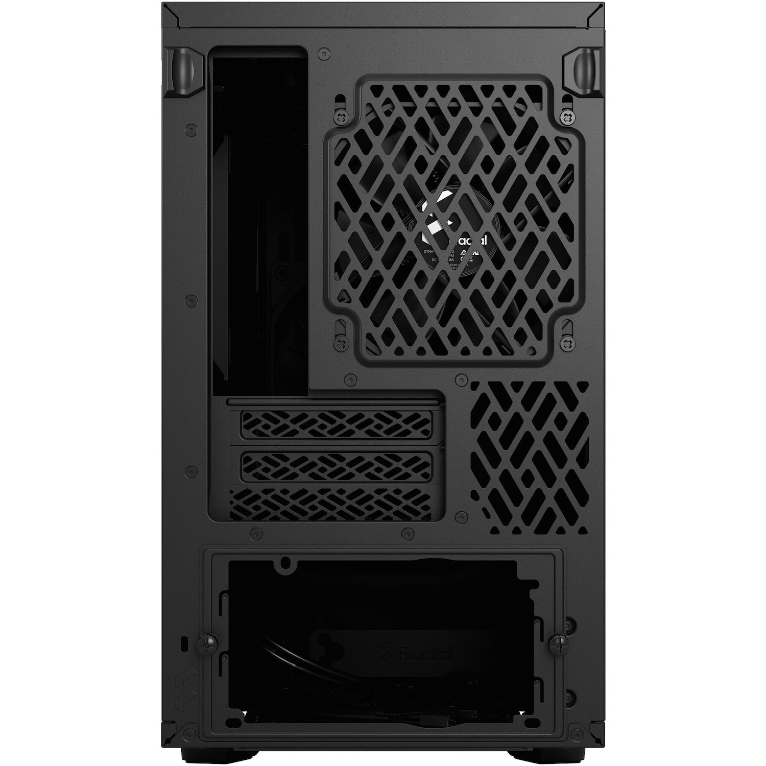 Fractal Design Define 7 Nano Computer Case - Mini DTX, Mini ITX Motherboard Supported - Tower - Steel, Brushed Aluminium - Black Solid