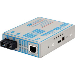 FlexPoint 100Mbps Ethernet Fiber Media Converter RJ45 SC Single-Mode 30km