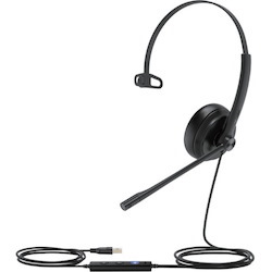 Yealink UH34 Lite Wired Over-the-head Mono Headset - Black