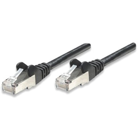 Network Patch Cable, Cat5e, 5m, Black, CCA, SF/UTP, PVC, RJ45, Gold Plated Contacts, Snagless, Booted, Lifetime Warranty, Polybag