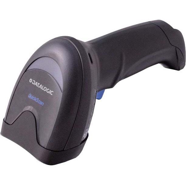 Datalogic QuickScan QBT2500 Industrial, Retail, Smartphone, Commercial Service, Hospitality, Transportation, Government, Laboratory Handheld Barcode Scanner Kit - Wireless Connectivity - Black - USB Cable Included