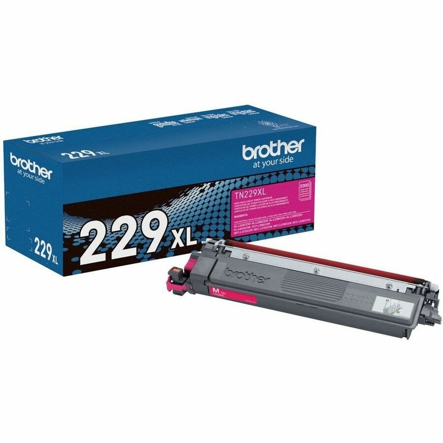 Brother Genuine TN229XLM High-yield Magenta Toner Cartridge