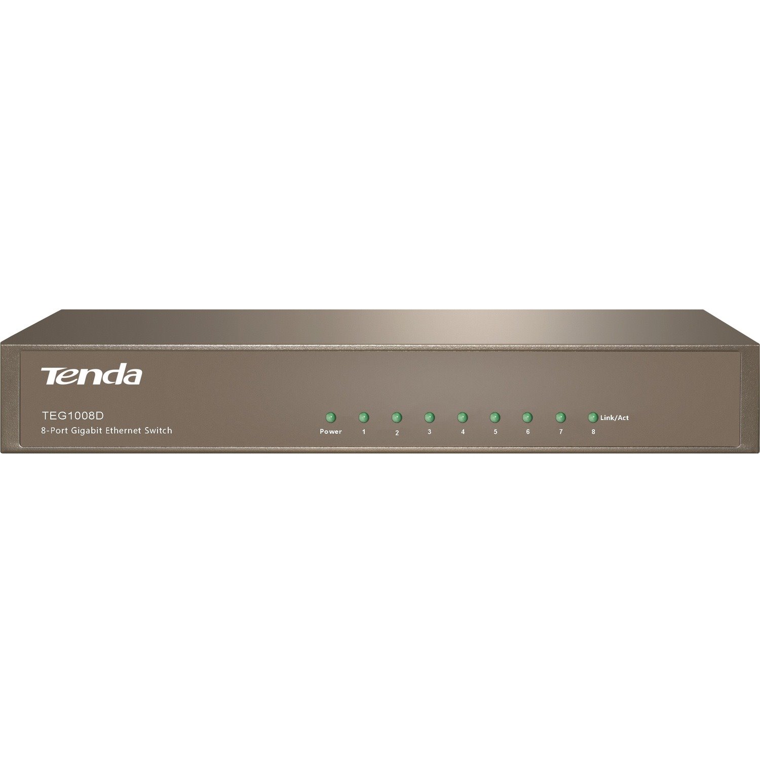 Tenda TEG1008D 8 Ports Ethernet Switch - Gigabit Ethernet - 10/100/1000Base-T