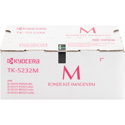 Kyocera TK-5232M Original High Yield Laser Toner Cartridge - Magenta - 1 Each