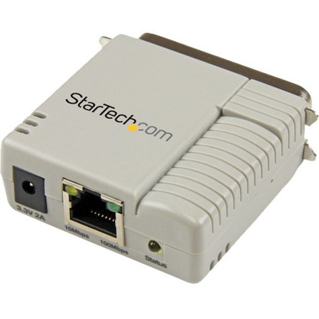 StarTech.com 1 Port 10/100 Mbps Ethernet Parallel Network Print Server