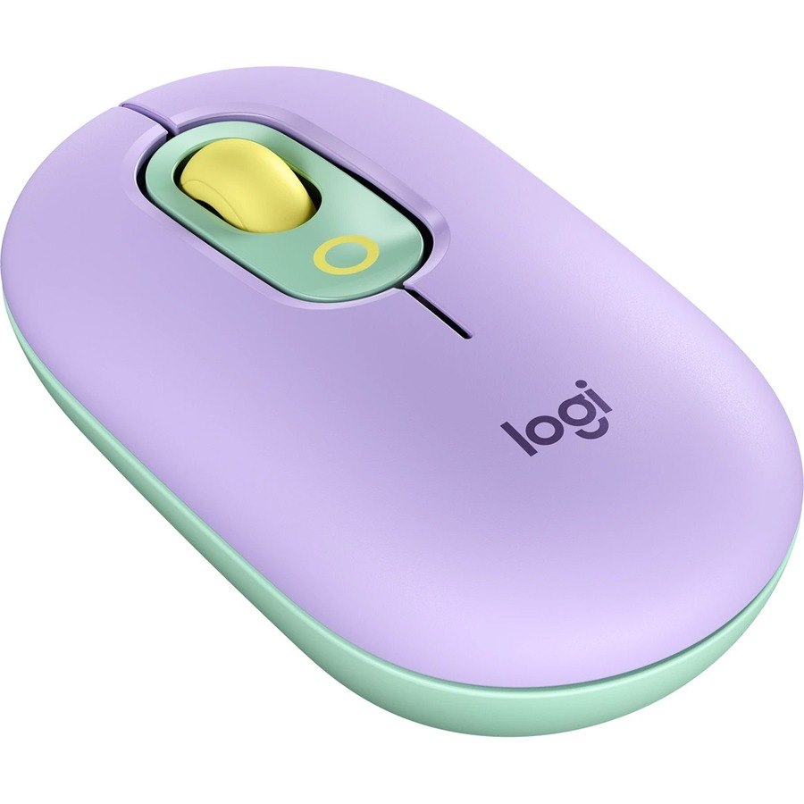 Logitech POP Mouse Mouse - Bluetooth - USB - Optical - 4 Button(s) - 2 Programmable Button(s) - Daydream